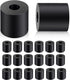 Rubber Spacer 1 Inch OD x 3/8 Inch ID x 1 Inch Thickness Rubber Bushing Round Thick Washers Spacers Anti Vibration Neoprene Rubber Cylinder with H...