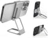 New Upgraded Back Clip Type 360 Folding Bracket, Back Clip Foldable Phone Holder, Metal Multi-Angle for Phone Back Grip Compatible with All Types ...