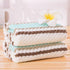 Pidada Hand Towels Set of 2 Striped Pattern 100% Cotton Soft Absorbent Decorative Towel for Bathroom (Brown)...