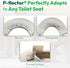 P-flector® Toilet Seat Urine Guard (1-Pack) - Pee Splash Guard for Potty-Training Kids, Adults, Seniors & Special Needs Individuals - Fits Round, ...