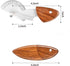 Portable Dolphin Shaped Imitation Wood Grain Draped Handle Pocket Knife 10 PACK Utility Knives 2.2Inch,Suitable for Unpacking, Fruit Cutting...
