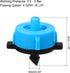 uxcell Drip Irrigation Emitters, 50pcs - 4/7 Inch Miniature Drip Sprinkler, 4 GPH Pressure Compensated Dripper for Garden Flower Pots Plants Lawns...