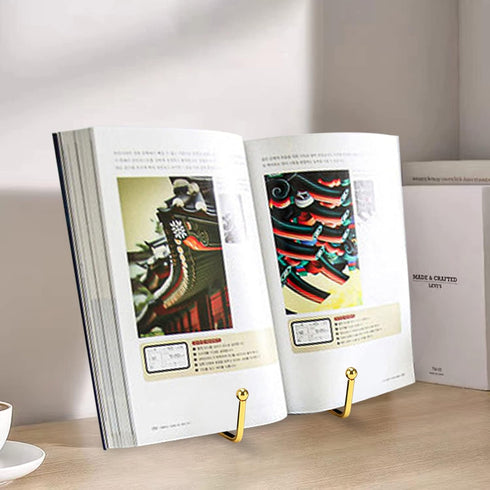 6 Inch Plate Stands for Display, 5 Pack Plate Holder Display Stand, Gold Metal Frame Easel Holder Stand for Pictures,Book, Photo, Decorative Plate...