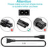 AC Power Supply Cord Cable Plug Compatible with ION Tailgater Plus Express,Sport XL Boombox Deluxe, Canon Printers LC-E8E CB-5L LP-E8, Philips Res...