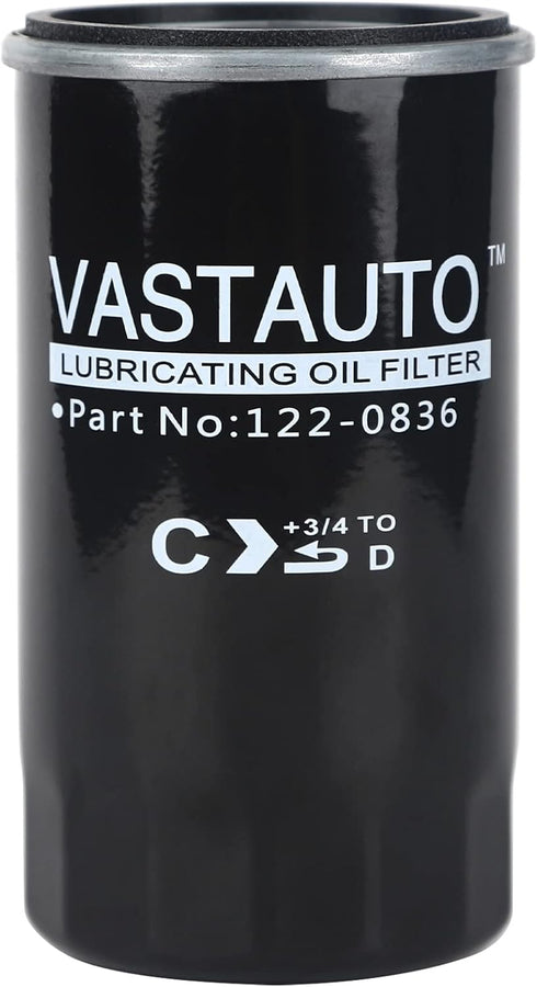 Oil Filter 122-0836 Spin-on Fits for Cummins Onan RV Generator QG 5500/7000 Series HGJAA HGJAB HGJAC Replaces# B7238 PH2875 PH1002 1220836...