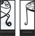 1 pack 10"-12" Metal Plant Stand Outdoor, for Flower Pot Heavy Duty Potted Holder Round Wrought Rustproof Iron Planter Stand, plant Stands Indoor ...