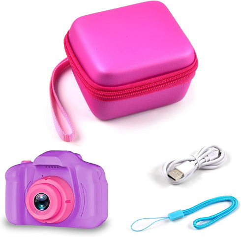GWCASE Camera Case Compatible with Seckton for Goopow for Desuccus for Rindol for VATENIC for Rikum for GKTZ Kid Toy Video Camera. Kids Digital Ca...