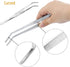 Kitchen Tweezers Long Tweezers Set, LEEFONE 2 PCS 12 Inch Stainless Steel Food Tweezers with Precision Serrated Tips for Cooking & Baking (Straigh...