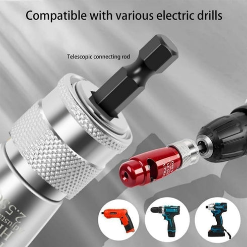 Wire Stripper for Drill, Drill Wire Stripping Tool Attachment, Wire Stripping and Twisting Tool, Electric Drill Wire Stripper and Twister, Quick E...