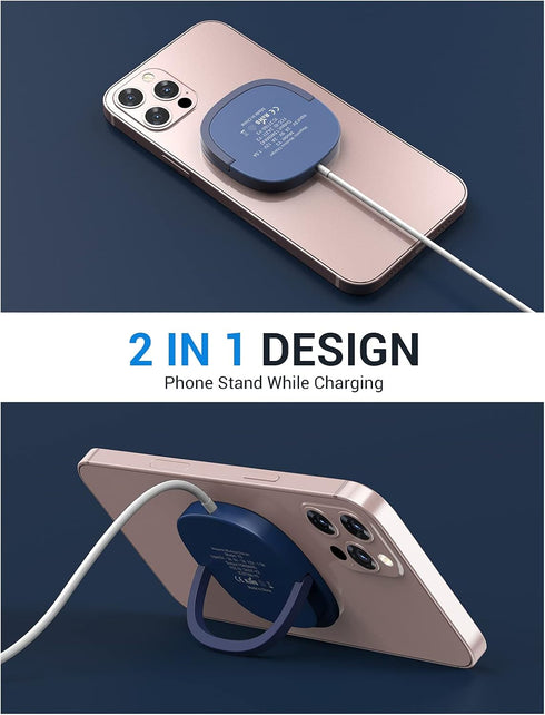 iPhone Magnetic Wireless Charger - Super Fast Mag Safe Charging Pad and 20W PD2.0 USB-C Wall Plug Compatible with iPhone 15 14 13 12 Pro Max Serie...