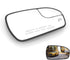 Nakuuly Mirror Glass Passenger Right Side Compatible with 2013-2020 Ford Fusion Side View Heated Convex Mirror Glass with Rear Holder Replace # DS...