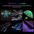 Searik EL Wire Fluorescent Green Lights 16.4ft/5m, Portable EL Wire Glowing Rope Lights LED Strips with Battery Controller for Halloween Decoratio...