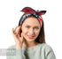 Women Cheetah Print Wire Headband Rabbit Ears Hairband Wired Hair Tie Scarf Head Wrap/Assorted 9 Colors...