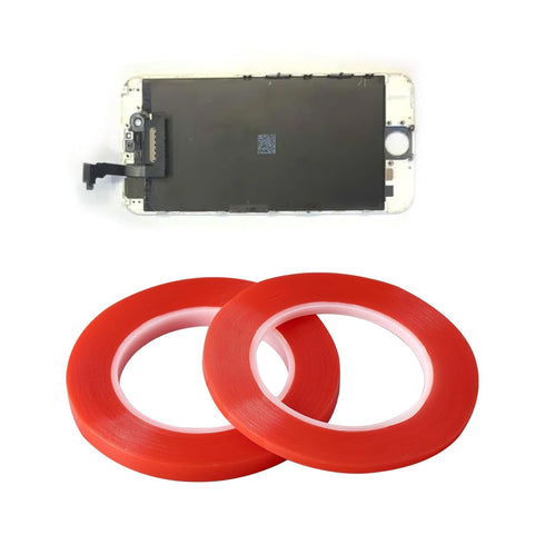 2 Rolls (2mm/3mm x 25m) LCD Repair Tape Phone Repair Tape LCD Touch Screen Repair Tape Phone Screen Adhesive Tape with and 1 Tweezers for Cell Pho...