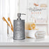 Autumn Alley Galvanized Farmhouse Soap Dispenser Kitchen - Rustic Soap Dispenser for Bathroom - Stainless Steel Pump for Hand Wash, Sanitizer, Lot...