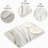 Marble Dish Drying Mat for Kitchen Counter White Golden Marble Gary Grey Drying Mats Super Absorbent Reversible Microfiber Kitchen Countertop Prot...