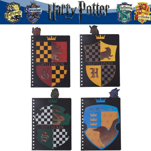 Innovative Designs Harry Potter Hogwarts Tab Journal Notebook, Spiral Bound, 96 Lined Pages, 8 x 7 inches, Black...