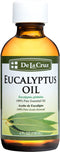 De La Cruz Eucalyptus Essential Oil Aromatherapy for Diffuser or Humidifier, 100% Pure Steam Distilled Eucalyptus Globulus 4 FL OZ...