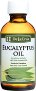 De La Cruz Eucalyptus Essential Oil Aromatherapy for Diffuser or Humidifier, 100% Pure Steam Distilled Eucalyptus Globulus 4 FL OZ...