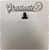 PRINZ at Home Graduate ’20 Prairie White Plank Frame with Bulldog Clip, 7” W x 7” H x 0.62” D – Easel Desktop or Wall Mounted Graduation Gift Disp...