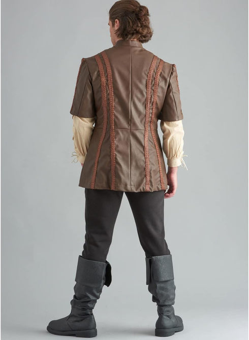 Simplicity Sewing Pattern S9593 AA Men's Coat, Jacket and Vest Costume, Size 38-44...