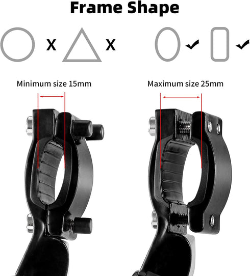 ROCKBROS Bike Kickstand Adjustable Bike Rear Mount Kickstand Bike Side Kickstand Aluminium Alloy Adults Kick Stand for 22’’-28’’ Inch Mountain Bik...