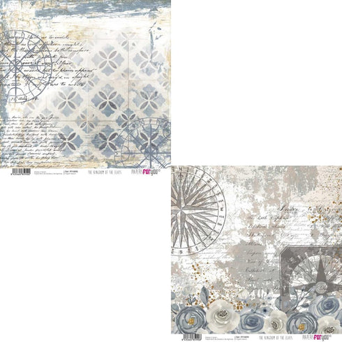 Papers For You - Vellum Scrapbooking Paper Kit | "The Kingdom of the Elves" Collection | Includes 6 Single Sided Vegetable Papers with Different D...