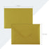 50 Pack 5x7 Envelopes,A7 Invitation envelopes V Flag 5.25 x 7 .25 for 5x7 Cards,Ideal for Invitations,Weddings,Parties,Greeting Cards,Photos(Gold ...