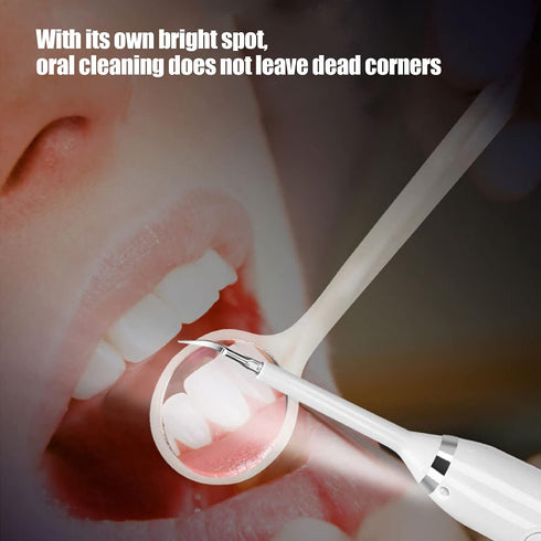 Multi?Functional Electric Toothbrush, Oral Irrigator with Face Brush Mouth Mirror White Teeth for Ultrasonic Ultrasonic-Toothbrushes Teeth Cleanin...