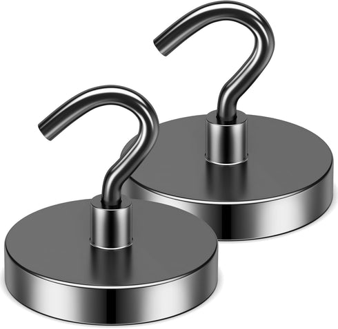 Grtard Magnetic Hooks Heavy Duty, 110 lbs Strong Magnet Hook for Cruise Cabins, Large Magnetic Hooks, Magnets with Hooks for Hanging, Cruise, Curt...