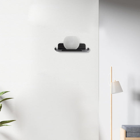 8" Floating Shelves for Wall, Metal Wall Shelf for Wall Storage, for Smart Home, Speakers, Internet Router, Security Camera - for Bedroom, Bathroo...