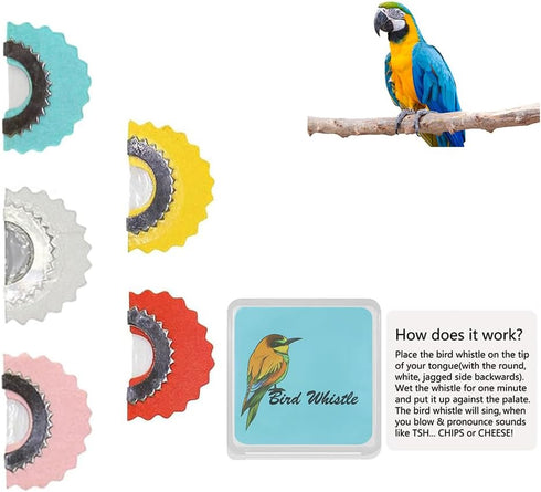 Bird Whistles 5 Pcs Swiss Warblers Magic Fun Bird Callers 5 Colors Original Tweeting Noisemakers for Gift Party Supplies (5 Pcs)...