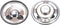 uxcell 3W 4 Ohm DIY Magnetic Speaker 50mm Round Shape Replacement Loudspeaker 2pcs...