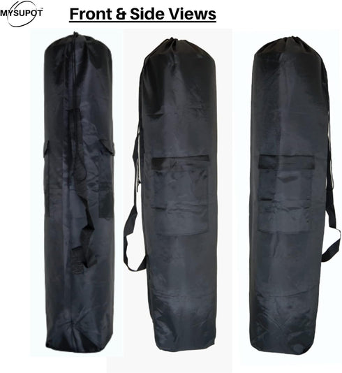43"x9"x9" (Black, L) Replacement Bag for Folding Camping Chair, Portable Camp Chair, Hammock, Yoga Mat, Umbrella, Tents, Tripods, Fishing Poles - ...