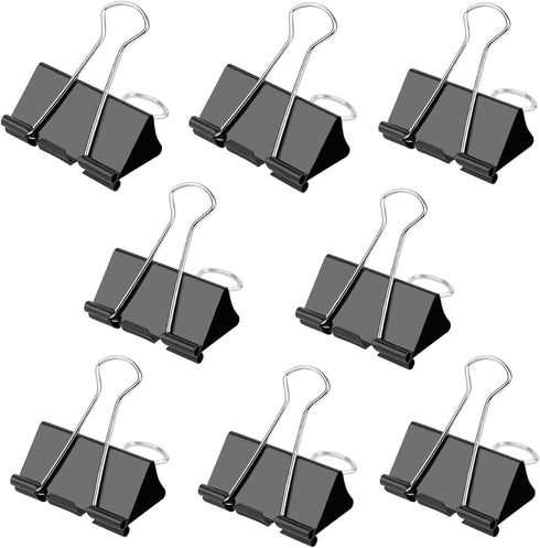 Medium Binder Clips 1.25 Inch Length for Office (40 Pcs)...