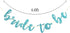 Bride to Be Banner for Bridal Shower, Engaged, Marry Party, Wedding, Hen Night Bachelorette Party Decorations (Blue Glitter)...