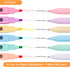 Bible Highlighters and Pens No Bleed, 12 Pcs Pastel Highlighter Set and Ballpens (Black Ink), No Bleed Highlighters for Bibles Study Journaling Sc...