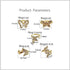 5 Pcs Butterfly Statement Rings Set for Women Girls Wedding Promise Engagement Cubic Zirconia Gold Plated Open Band Knuckle Rings Comfort Fit Fash...