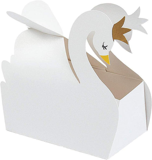 Fun Express Sweet Swan Treat Favor Box (set of 12) Birthday Party Supplies...