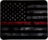 Retro Style The Thin Red Line USA Flag Mouse Pad by VIVIPOW (TM) (Thin Red Line)...