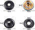 100 Pieces 15 mm Fastener Snap Stainless Steel Snap Buttons Press Stud Button for Marine Boat Canvas Bags Leather Craft Sewing, 4 Components 25 Pi...