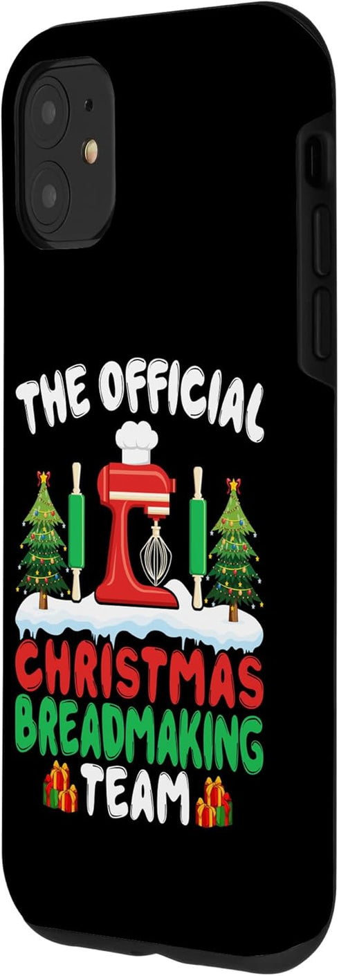 iPhone 11 Xmas Breadmaking Team - Funny Breadmaker Christmas Case...