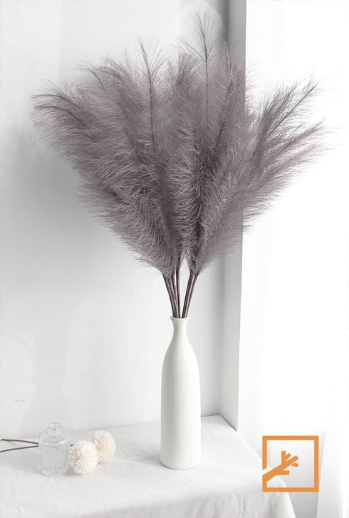 ZIFTY 7-Pcs 38"/3.1FT Faux Pampas Grass Large Tall Fluffy Artificial Fake Flower Boho Decor Bulrush Reed Grass for Vase Filler Farmhouse Home Wedd...
