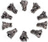 AD Beads Solid Metal 10 Pieces 12x15mm Gunmetal Dragon head Spacer Beads for necklace bracelet craft design...