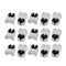 uxcell 15Pcs T5 Fluorescent Light Holder G5 Base Snap-in Tombstone Lamp Socket AC 500V 2A for LED Fluorescent Tube...