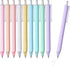 Ddaowanx Colored Gel Ink Pens,9 Colors Pastel Retractable Pretty Journaling Pens, Medium Point 0.7 mm Gift Pens,Cute Highlighters School Supplies ...