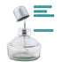 Dental Alcohol Lamp Glass Alcohol Burner Lamp Bunsen Burner with Metal Cap Dental Lab Equipment Heating 150ml with 5 Free Replacement Wicks & Funn...