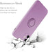 UEEBAI Case for iPhone 11 (6.1 inch), Slim Liquid Silicone Phone Case with 360 Rotatable Ring Holder Kickstand Fashion Hand Strap with Magnetic Ca...