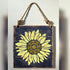 12x12 Inch Boho Sunflower Stencil for Painting on Wood, Canvas, Paper, Fabric and Furniture - Reusable Floral Craft Stencils - Large Flower Stenci...
