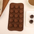 Silicone Mold Shell Shape Cupcake Muffin Baking Cup Mold Chocolate Soap Candle Ice Tray for Festival Holiday Kitchen Dining...